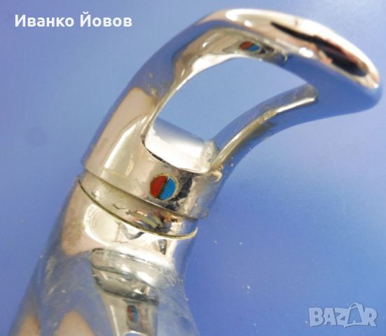 Смесител стоящ за мивка, Видима, керамичен механизъм, употребяван, снимка 12 - ВИК - 45218702