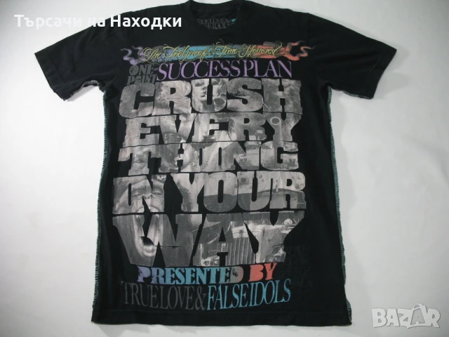 Мъжка тениска TLFI True Love And False Idols T-Shirt Mens Small Crush Everything in Your Way S, снимка 7 - Тениски - 50926277