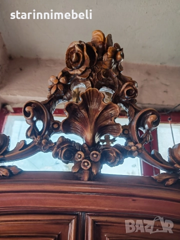 Луксозна антикварна витрина , снимка 7 - Секции и витрини - 52531999