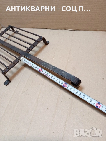 Соц Стара Ръчно Изработена Скара За Печене На Месо. НОМЕР 1707., снимка 12 - Антикварни и старинни предмети - 53818488