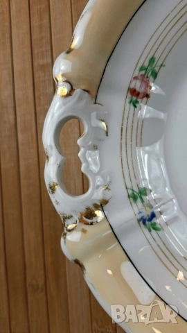 Чиния с дръжки - Carl Tielsch, снимка 3 - Антикварни и старинни предмети - 52068911