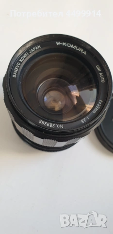Обектив Komura 35mm F2.5 Nikon F Mount Japan, снимка 6 - Обективи и филтри - 54239228