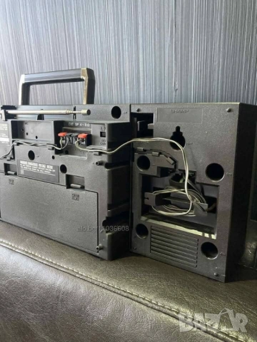 SHARP WF-339Z(G) gold edition VINTAGE RETRO BOOMBOX Ghetto Blaster радио касетофон, снимка 7 - Радиокасетофони, транзистори - 54133605