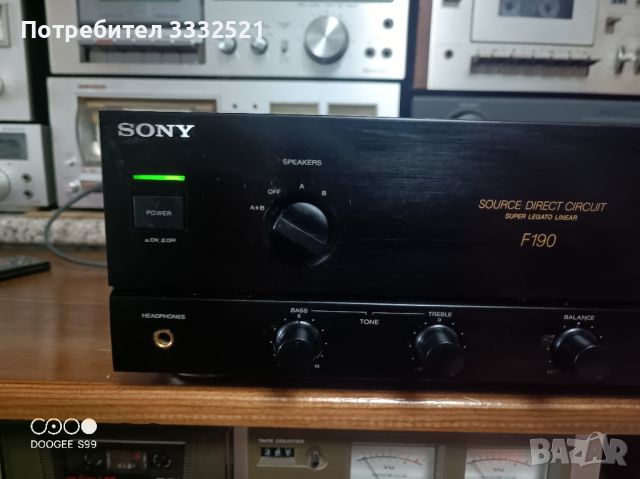 Sony TA-F190, снимка 8 - Ресийвъри, усилватели, смесителни пултове - 46581040