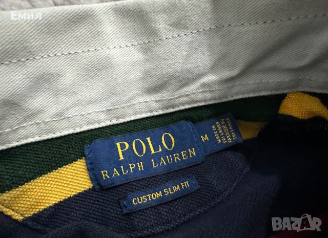 Мъжка тенискa Polo Ralph Lauren Classic Fit Bear Mesh Rugby, Размер М, снимка 4 - Тениски - 46419093