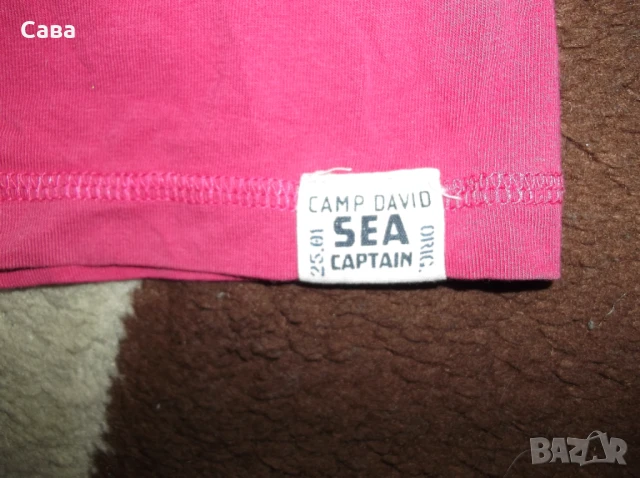 Тениски CAMP DAVID  мъжки,2ХЛ  /бяла,червена,розова/, снимка 14 - Тениски - 50328972