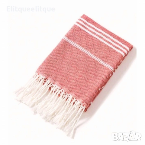 Пештемал – Традиционна турска кърпа от памук и лен 90см x180см, снимка 4 - Други - 52173651