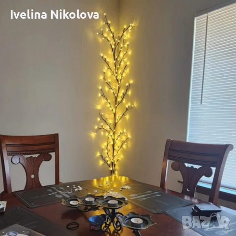 Стенна LED декорация с дистанционно , снимка 9 - Декорация за дома - 52454787