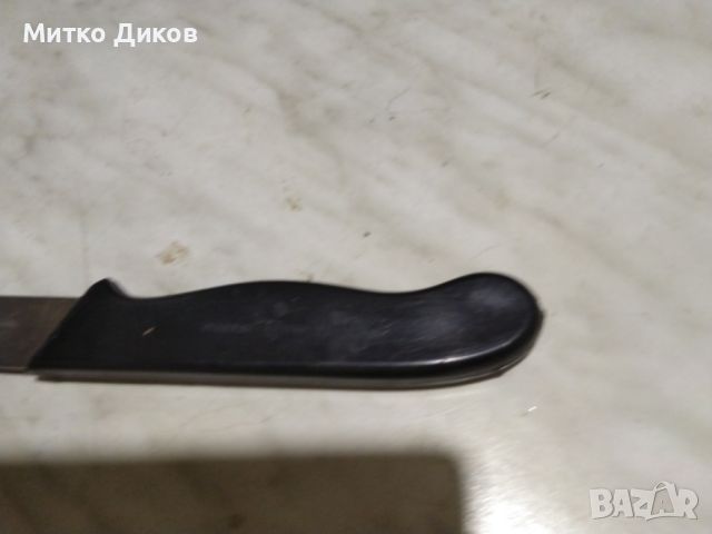 Нож немски от соца ГДР ростфрай нов 316х195мм острие, снимка 6 - Ножове - 45374962