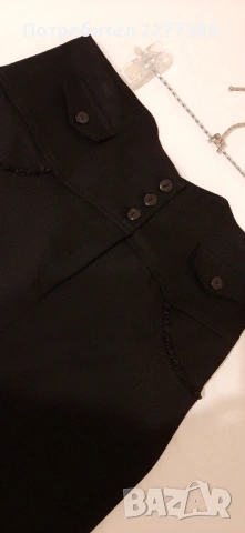 Черна пола нова, снимка 6 - Поли - 53929156