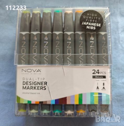 NOVA Dual-Tip Designer Markers-маркери, снимка 3 - Други - 46630023