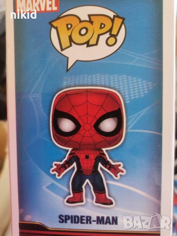 Спайдърмен Spiderman pop пластмасова фигурка за игра и украса торта играчка топер, снимка 3 - Фигурки - 45178834