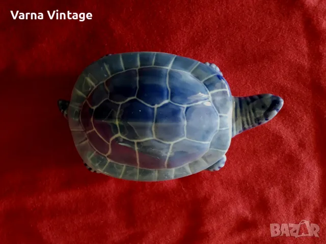 Стара порцеланова кутия за бижута Костенурка., снимка 11 - Антикварни и старинни предмети - 49296971