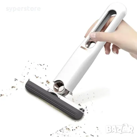 Mини моп Digital One SP01016, сгъваем, 29.5 x 15.5 см, Компактен и лек, Биоразградима гъба, Бял, Min, снимка 2 - Други стоки за дома - 49403258