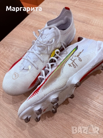 Футболни обувки Puma Ultra 5 Ultimate Senna FG - Бяла, снимка 9 - Футбол - 52352781