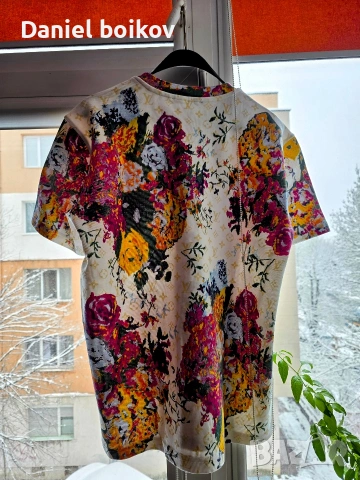 Тениска Louis Vuitton style – цветен дизайнерски модел, снимка 2 - Тениски - 53446697