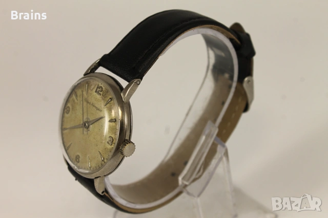 Рядък 1950'с GIRARD PERREGAUX 46EU Швейцарски Ръчен Часовник, снимка 5 - Мъжки - 54013442