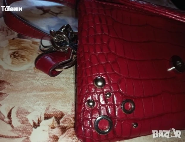CAROLINE BISS Нова Кожена Дамска Чанта с Етикет , снимка 8 - Чанти - 53729477