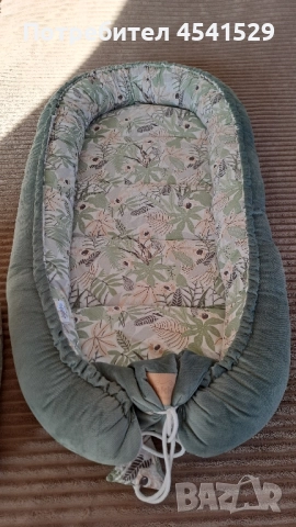 Бебешко гнездо комплект Jukki Olive Velvet, снимка 2 - Други - 52420504