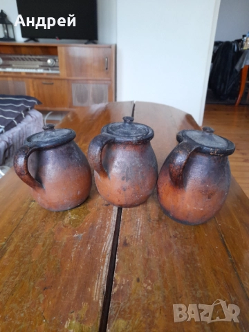 Старо керамично гърне,гърнета, снимка 3 - Други ценни предмети - 52929654