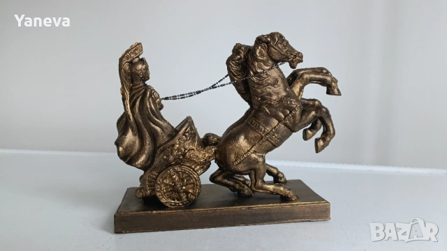 Статуетка с центурион в римска колесница, известна като "колесница на триумфа" , снимка 3 - Статуетки - 53904507