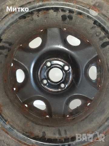 Желязна джанта 15 ка с гума за Опел Астра Ф OPEL ASTRA F, снимка 8 - Гуми и джанти - 53973350