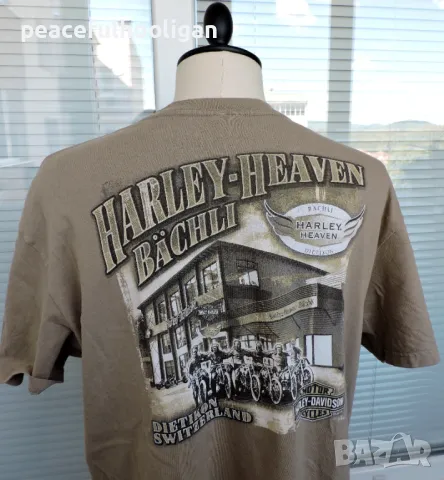 Harley Davidson Motorcycles Dietikon Harley-Heaven Bächli Switzerland T-Shirt L/XL  , снимка 9 - Тениски - 47092257