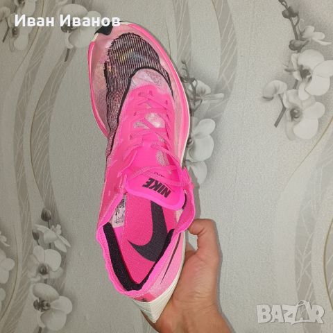  Nike ZoomX Vaporfly NEXT ‘Pink номер 47-47,5 оригинални маратонки , снимка 7 - Маратонки - 46160153