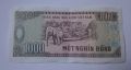 1000 донга Виетнам 1000 донг Виетнам 1988 Азиатска банкнота с Хо Ши Мин , снимка 3