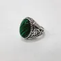 Пръстен с малахит, снимка 2