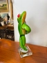 Ръно изработена жаба от цветно стъкло. №7387, снимка 6