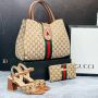 дамски обувки, чанта и портмоне gucci , снимка 1