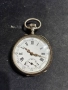 Швейцарски СРЕБЪРЕН джобен часовник 1901г.  - 10 РУБИНА -  ПРОМОЦИЯ, снимка 10