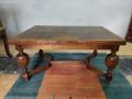 Антична разтегателена дъбова маса в стил Jacobean, снимка 1