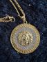 Уникален масивен медальон Versace, снимка 1 - Колиета, медальони, синджири - 45813335