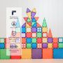 Нов комплект магнитни плочки Connetix 60 Rainbow части подарък за дете Играчки, снимка 3