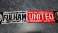 Шал на Фулъм & Манчестър Юнайтед(matchday scarf), снимка 3