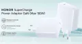 Зарядно устройство Honor SuperCharge Power Adapter, от контакт към USB-C , 100W , бяло, снимка 3