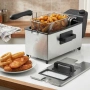 Електрически фритюрник Cheffinger CF-EDP3.0 3L, 2000W, неръждаема стомана, регулируема температура, , снимка 4