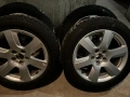 4 бр. Лети джанти 17” + зимни гуми, снимка 2