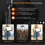ESSAGER Gimbal трипод с подвижна запълваща светлина за iPhone ,Android, снимка 7