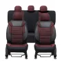 Тапицерия за седалки 1181 класико черно / бордо, снимка 6