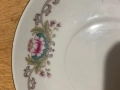 Vintage.Комплект от 6 порцеланови чаши и чинийки за еспресо Demitasse, «Розов лотос»., снимка 5
