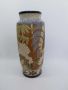Стара керамична ваза с птици, 28 см, снимка 4