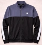Мъжко спортно яке Under Armour Track Jacket – UA Fitted Размер XL сиво и черно, снимка 1