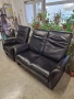К-т Релаксиращ Диван+Фотьойл Естествена кожа-внос от Германия!, снимка 1