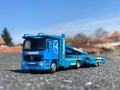 Mercedes Actros 1844 MP2 Kässbohrer SuperTrans Herpa 1:87 Автовоз, снимка 1
