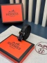 Колани hermes от естествена кожа в кутия 2см, снимка 10