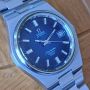 Omega Seamaster Cosmic 2000 Automatic Тъмно Син Циферблат, Дата, Кал.1012, Реф.166.130, снимка 11