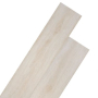 vidaXL Самозалепващи подови дъски от PVC 5,02 м² 2 мм цвят бял дъб(SKU:245172